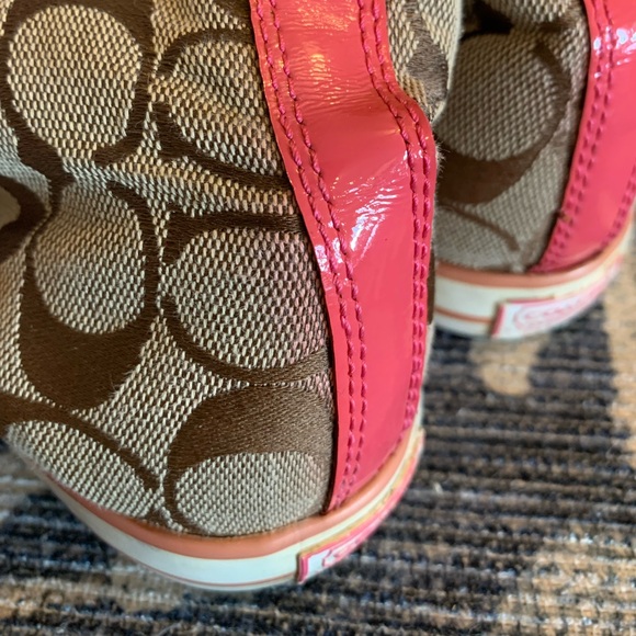 Coach high top tennis shoes, size 8.5B - Picture 11 of 11